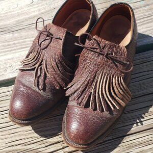 Johnston & Murphy Kilty Water Buffalo Oxfords Mens 7D